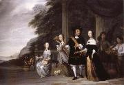 REMBRANDT Harmenszoon van Rijn Pieter Cnoll and his Family Sweden oil painting artist